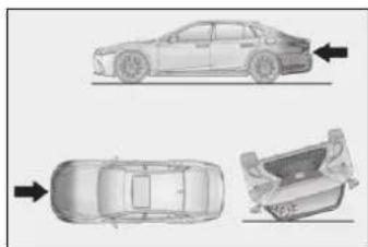 LEXUS LS 500h (2017) - Podmienky nafúknutia SRS airbagov (bočné a hlavové SRS airbagy) - 4