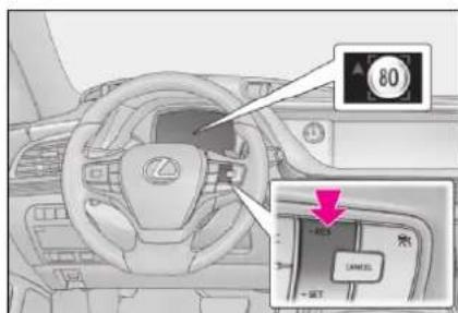 LEXUS LS 500h (2017) - Adaptívny tempomat s asisten- tom dopravných značiek - 1