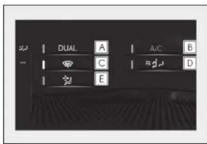 DUAL A A/C B C D E