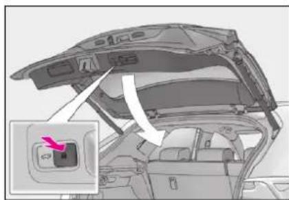 LEXUS NX 200 (2018) - Otvorenie/zatvorenie zadných dverí (vozidlá s elektricky ovládanými zadnými dverami) - 5