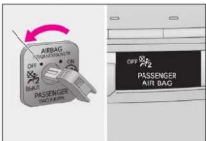 AIRBAG OFF ON 2 BHKU PASSENGER PACSARIS OFF 2 PASSENGER AIR BAG