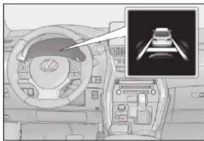 LEXUS NX 200 (2018) - Nastavenie vzdialenosti medzi vozidlami (režim vzdialenosti medzi vozidlami) - 2