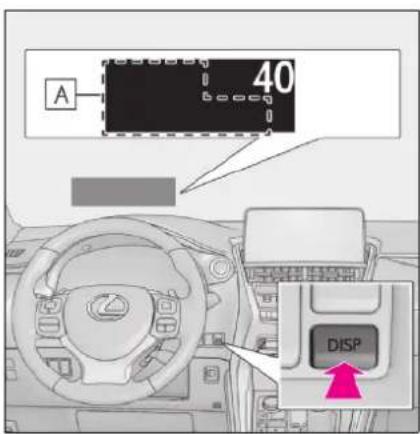 LEXUS NX 200 (2018) - Tlačidlo "HUD" - 1