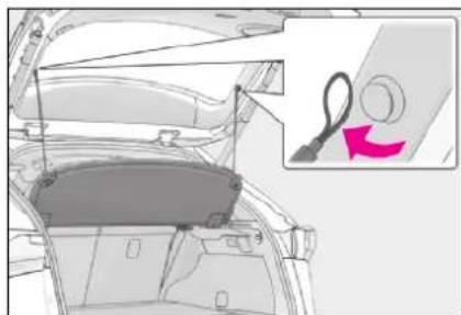 LEXUS NX 200 (2018) - Uloženie krytu batožín - 1