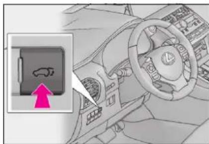 LEXUS NX 200 (2018) - Otvorenie/zatvorenie zadných dverí (vozidlá s elektricky ovládanými zadnými dverami) - 2