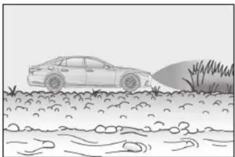 LEXUS LS 350 (2022) - ■ Situácie, v których nemusí systém fun-govat' správne - 4