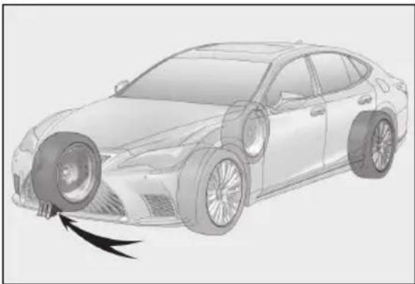 LEXUS LS 350 (2022) - Výmena kolesa - 1