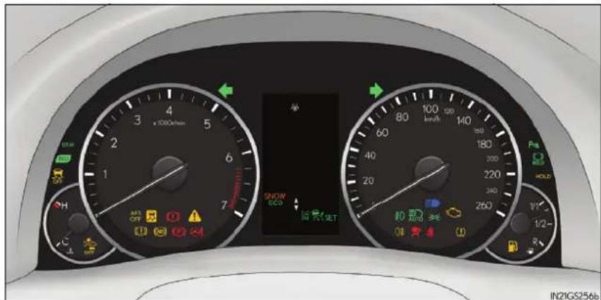 1000rpm 5 2 3 4 5 6 7 SNOW ECO S1SET 80 100 1000 km/h 140 60 40 20 180 200 220 240 260 10 1/2- R IN2IGS256b