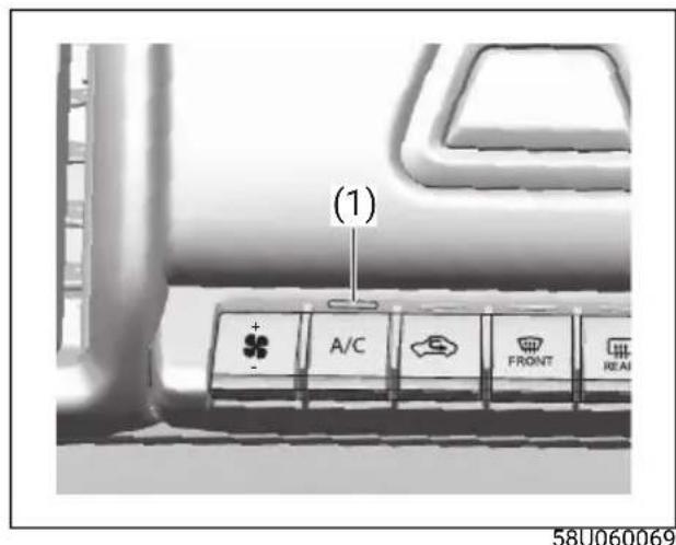(1) A/C FRONT REA 58U060069