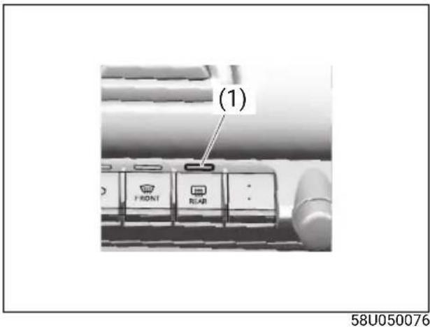 (1) FRONT REAR 58U050076