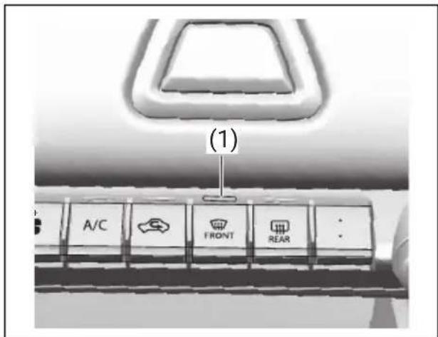 (1) A/C FRONT REAR
