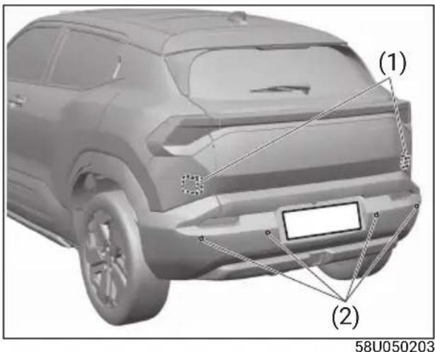 TOYOTA Urban Cruiser (2025) - Senzori koji otkrivaju uvjete okoline: - 2