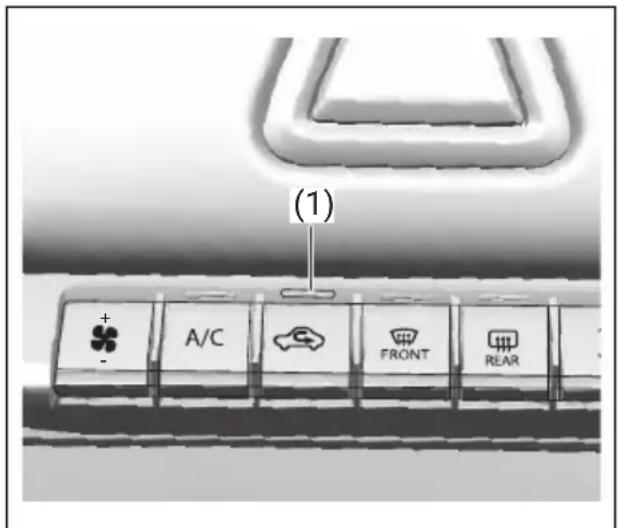 (1) A/C FRONT REAR