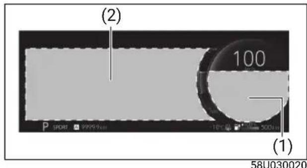 (2) 100 (1) 58U030020