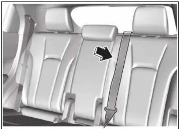 TOYOTA Urban Cruiser (2025) - Samostalno preklapanje stražnjeg središnjeg naslona za sjedalo - 1