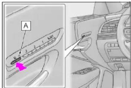 LEXUS LS 350 (2018) - Použitie spínačov nastavenia sedadla vodiča pre nastavenie sedadla spolujazdca vpredu (režim spolujazdca vpredu) - 1