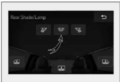 LEXUS LS 350 (2018) - ■Použitie zadného multifunkčného panelu (ak je vo výbave) - 1