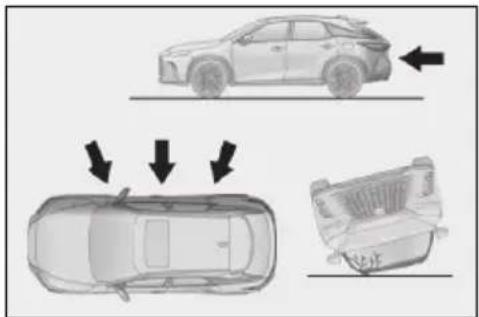 LEXUS RX 500h (2022) - ■ SRS airbagy sa nafúknu pri čelnom ná- raze, ked' - 2