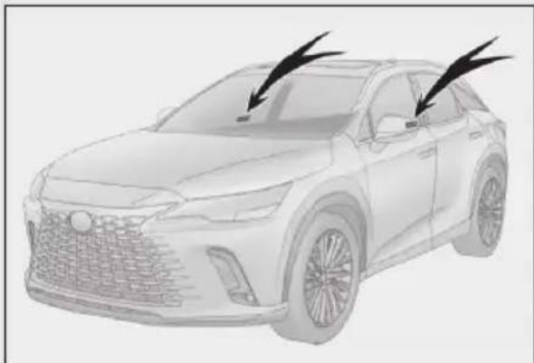 LEXUS RX 500h (2022) - ■ Zaistenie správnej funkcie systému - 1