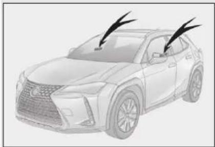 LEXUS UX 250h (2018) - ■ Zaistenie správnej funkcie systému - 1