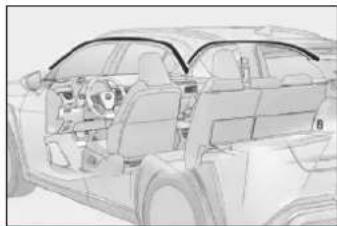 LEXUS UX 250h (2018) - Podmienky, za których sa SRS airbagy môžu nafúknut, mimo kolíziu - 10