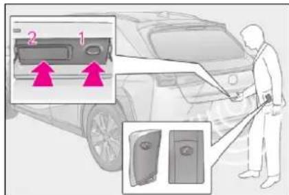 LEXUS UX 250h (2018) - Ovládanie zadných dverí - 3