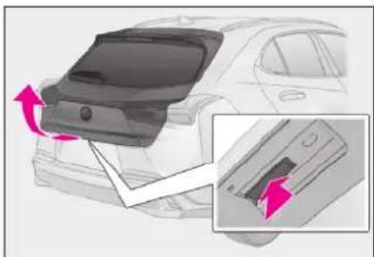 LEXUS UX 250h (2018) - ■ Ak otvárač zadných dverí nefunguje - 4