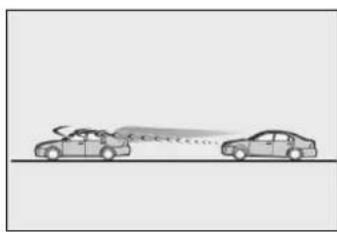LEXUS UX 250h (2018) - Kedy senzor nemusí správne detegovat' vozidlo pred vami - 2