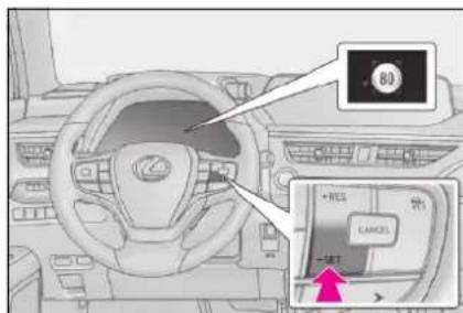 LEXUS UX 250h (2018) - Adaptívny tempomat s asisten- tom dopravných značiek - 2