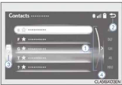 Contacts B ★………… F ★………… G ★………… T ★………… ? ★………… ① ② ③ ④ CLASIBXC13EN