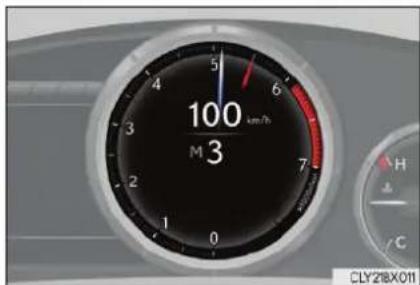 100 km/h M 3 7 CLY28X011