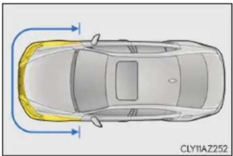 LEXUS IS 300h (2016) - ■ Typy kolízií, pri ktorých sa nemusia SRS airbagy nafúknut' (čelné SRS airbagy) - 3