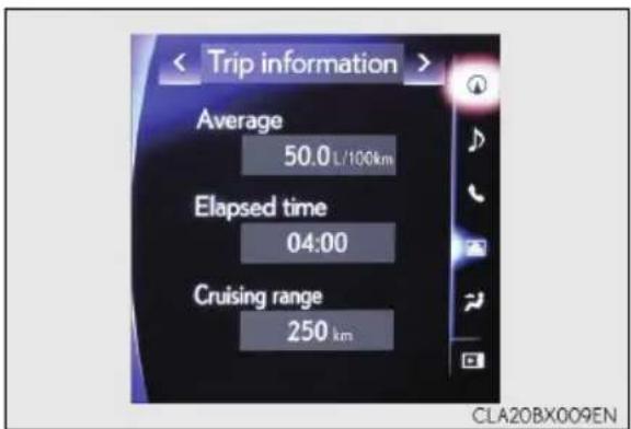 LEXUS IS 300h (2016) - Informácie o jazde - 1