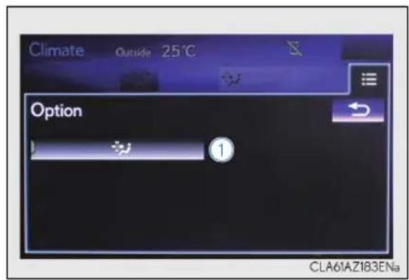 Climate Outside 25°C Option CLA61AZ183ENa