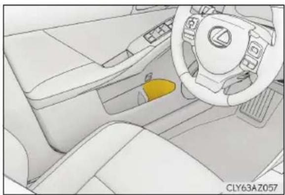 LEXUS IS 300h (2016) - Držiaky fliaš - 1