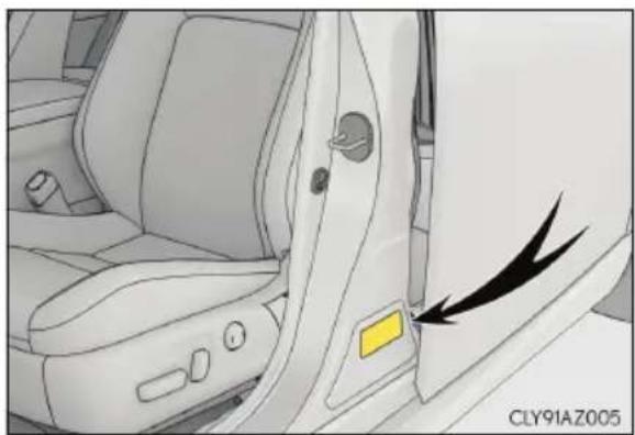 LEXUS IS 300h (2016) - ■Identifikačné číslo vozidla - 2