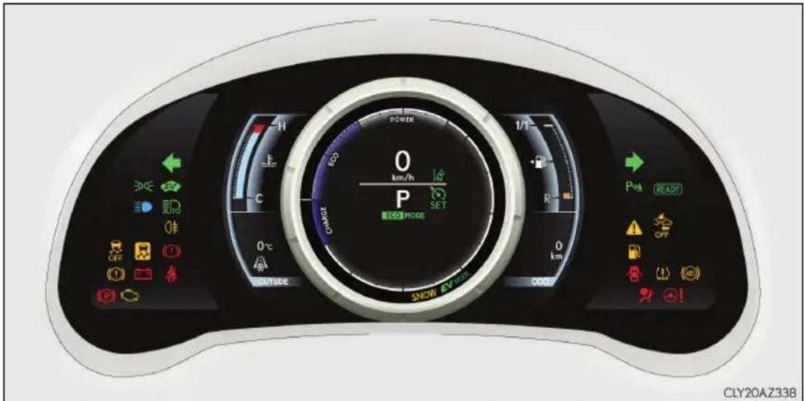 POWER 0 km/h P SET 1/1 C R 0°C OUTSIDE SNOW EV 3.5V 0 km OFF OK ON/OFF ON/OFF ON/OFF ON/OFF ON/OFF ON/OFF ON/OFF CLY20AZ33B