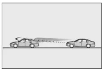 LEXUS RX 300 (2020) - Kedy senzor nemusí správne detegovat' vozidlo pred vami - 2