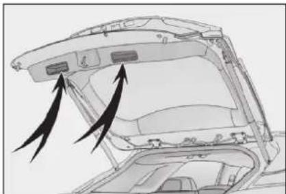 LEXUS RX 300 (2020) - Otvorenie zadných dverí zvonka - 1