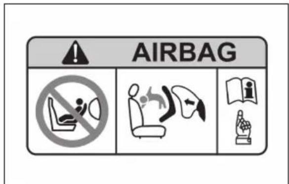AIRBAG NO NO A B A G A B A G A B A G A B A G