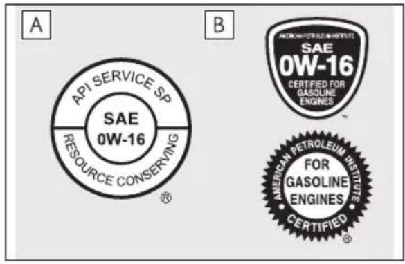 A API SERVICE SP SAE 0W-16 RESOURCE CONSERVING ® B SAE 0W-16 CERTIFIED FOR GASOLINE ENGINES AMERICAN PETROLEUM INSTITUTE FOR GASOLINE ENGINES CERTIFIED