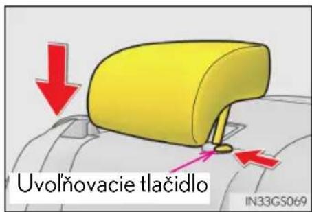 Uvolňovacie tlačidlo IN33G5069