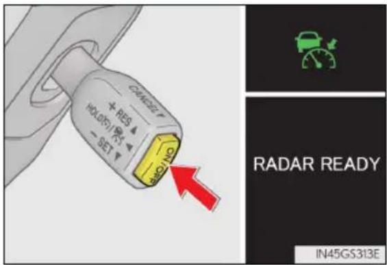 CANCEL + RES HOL(F) RKT - SET NO RADAR READY IN45GS313E