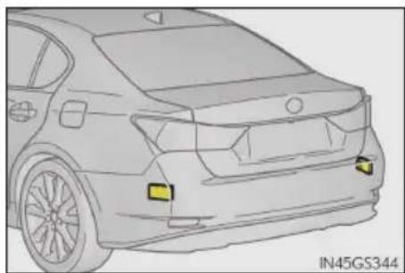 LEXUS GS 200t (2016) - ■ Zaobchádzanie s radarovým senzorom - 1