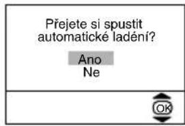 Přejete si spustit automatické ladéní? Ano Ne