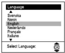 Language Svenska Norsk English Nederlands Français Italiano Select Language: OK