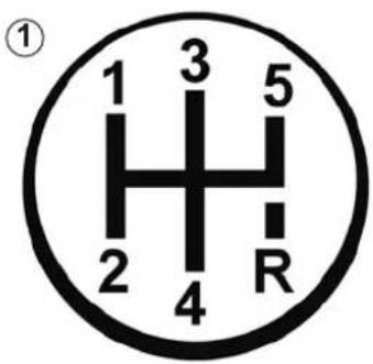 ① 1 3 5 2 4 R