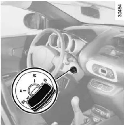 RENAULT Wind (2012) - A MOTOR BEINDÍTÁSA ÉS LEÁLLÍTÁSA - 1