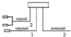 серый черный 1 2 зеленый 3