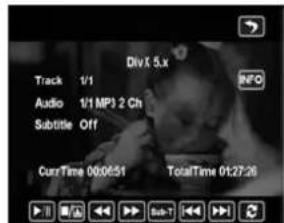 DivX 5.x Track 1/1 Audio 1/1 MPJ 2 Ch Subtitle Off CurrTime 00:06:51 TotalTime 01:27:26